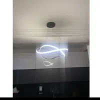 لوستر مدرن LED با طراحی حلقه‌ای هوشمند|لوستر و چراغ آویز|تهران, سازمان برنامه شمالی|دیوار