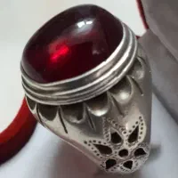 انگشتر نقره یاقوت رکاب دستساز کلکسیونی|جواهرات|اصفهان, رهنان|دیوار
