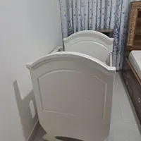 تخت کنار مادر گهواره شو  همراه با تشک طبی