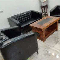 مبل اداری  ۴نفره  به همراه میز