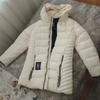 کاپشن رنگ شیری و کفش کرمی