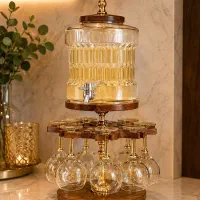 کلمن شیشه ای شات دار