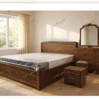 تخت خواب آیسان ، دونفره %% با میز آرایش *