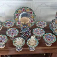 ست ۱۴ تکه مینا کاری لالجین