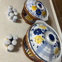 ست قابلمه گل آبی