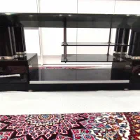 میز تلویزیون شیشه ای سالم