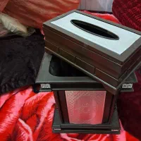 سطل زباله بغل میلی با جعبه دستمال