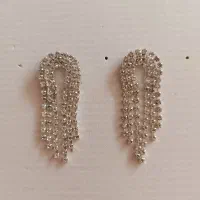 گوشواره های مجلسی وپابندیادستبندو2عددتل دخترانه|زیورآلات و اکسسوری|قم, مهر آباد|دیوار