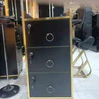 ترولی قفل دار مشکی طلایی