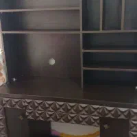 کتابخانه و میز تحریر|کتابخانه، شلف، قفسه‌های دیواری|تهران, باغ فیض|دیوار