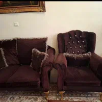 مبل کارکرده نیمه استیل سالم|مبلمان خانگی و میز عسلی|تهران, یوسف‌آباد|دیوار