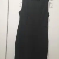 سارفون مشکی کرپ تا روی زانو