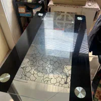 میزنهار خوری شیشه ای ۶نفره