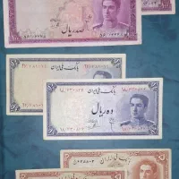 اسکناس کلکسیونی ست های مختلف
