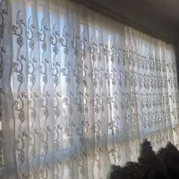 پرده حریر پذیرایی