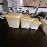 ظروف داخل کابینت جای برنج وقندوشکروحبوبات