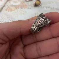 انگشتر نقره دست ساز قدیمی