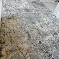 یک تخته فرش طرح مدرن، شش متری، سالم