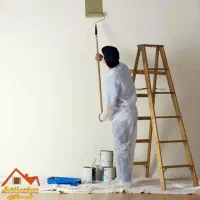 نقاشی ساختمان و درب وپنجره