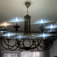 لوستر آویز ۱۰ شاخه