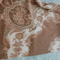 روفرشی گل مخمل دورو نگین نسکافه ای کرم ۹ متری|روفرشی|اصفهان, خواجو|دیوار