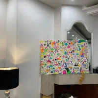 تابلو شب رنگ کارنقاش|تابلو، نقاشی، عکس|کرج, جهان‌شهر|دیوار