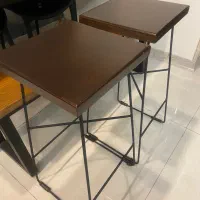صندلی اپن چوبی پایه فلز 2عدد