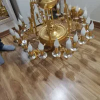لوستر با آب طلا