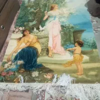 قالیچه ابریشم دستبافت