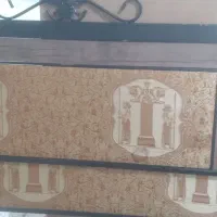 تختخواب دونفره فلزی به همراه تشک