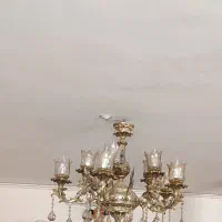 یک عدد لوستر 10 شاخه|لوستر و چراغ آویز|مشهد, فدک|دیوار