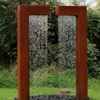 آبنما طرح باران فروش اقساطی ویلا باغ کافه رستوران