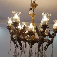 لوستر چینی برنز/برنز مدل فرشته|لوستر و چراغ آویز|تبریز, |دیوار