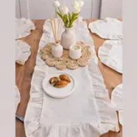 رانر ترک چیندار کتان