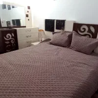 سرویس خواب دو نفره ومیز آرایش جنس ام دی اف هایکلاس