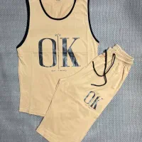 تاپ شلوارک ست سایز دار