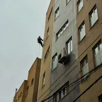 کار در ارتفاع پیچ روپلاک نما (بدون داربست)راپِلکار|خدمات پیشه و مهارت|تبریز, |دیوار