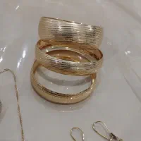 گوشواره و تکپوش و انگشتر و گردنبند طلا|جواهرات|مسجد سلیمان, |دیوار