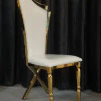 صندلی تالاری فلزی مدل کوئین/آبکاری pvd