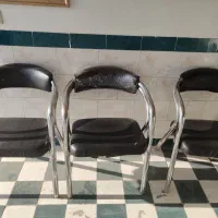 صندلی  استیل انتظار ۴ عدد