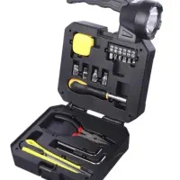 چراغ قوه شارژی حرفه ای همراه با جعبه ابزار