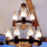 لوستر چوبی روستیگ