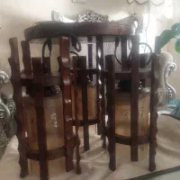 دوجفت لوستر آبشاری چوب|لوستر و چراغ آویز|اصفهان, احمدآباد|دیوار