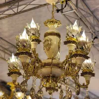 لوستر نقلی تابش فروز شرق|لوستر و چراغ آویز|مشهد, خین عرب|دیوار