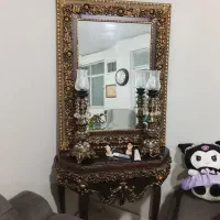 اینه کنسول شمعدان
