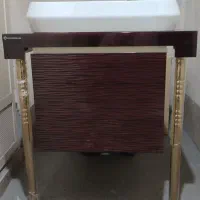 فروش فوری روشویی بومرنگ مدل گراوتی ۶۰|لوازم سرویس بهداشتی|تهران, شهرک محلاتی|دیوار