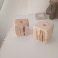 جا شمعی چوبی