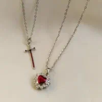 گردنبند کاپلی خنجر و قلب|بدلیجات|قم, ولیعصر|دیوار