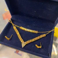 گردنبند دستبند گوشواره طلا
