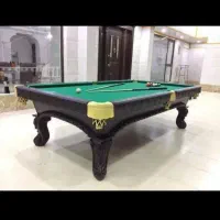 میز بیلیارد و سه عدد چوب اصلی یک بسته توپ اصلی